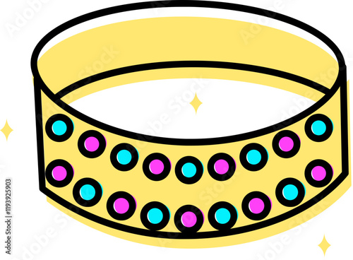 Colorful Jewelry Vector Illustration Graphic Symbol