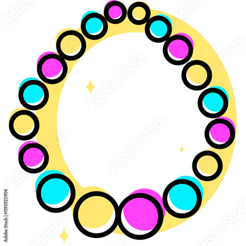 Colorful Jewelry Vector Illustration Graphic Symbol