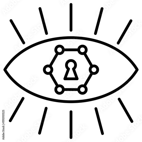 Retina Identification Icon