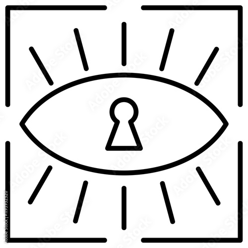 Iris Identification Icon