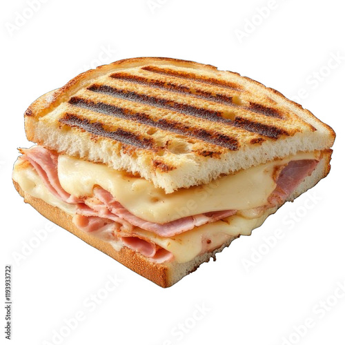 Collection of PNG. A Sandwich with Ham, Cheese, isolated on a transparency background. photo