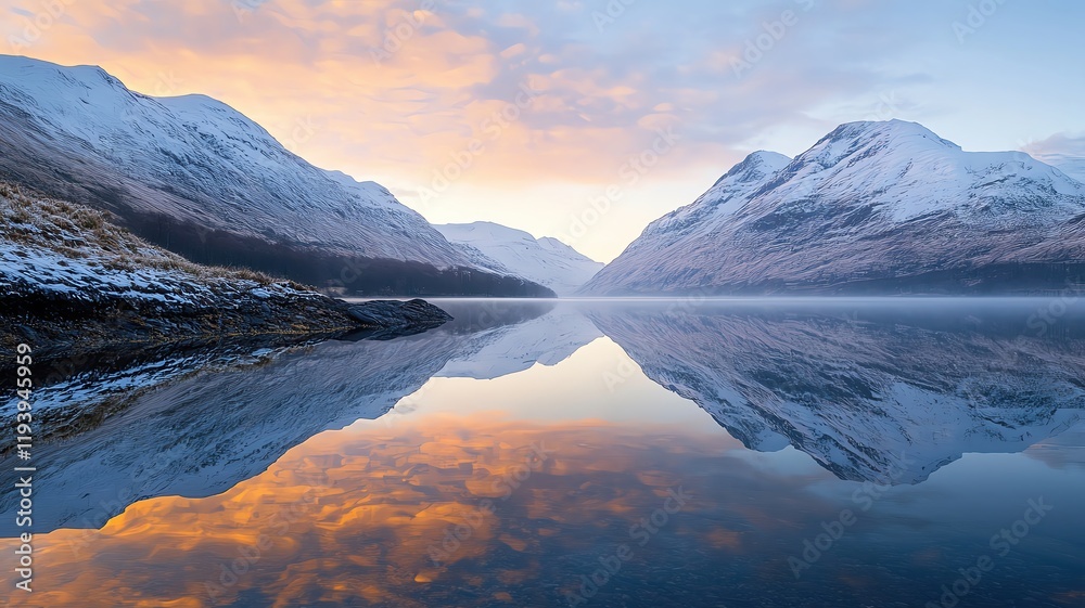 Beautiful mountain reflection at sunrise. Beautiful mountain reflection at sunrise.