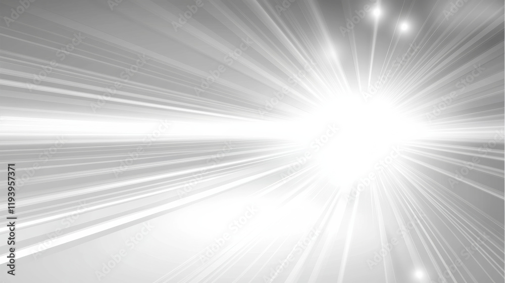 Bright abstract light burst with dynamic lines Bright abstract light burst with dynamic lines