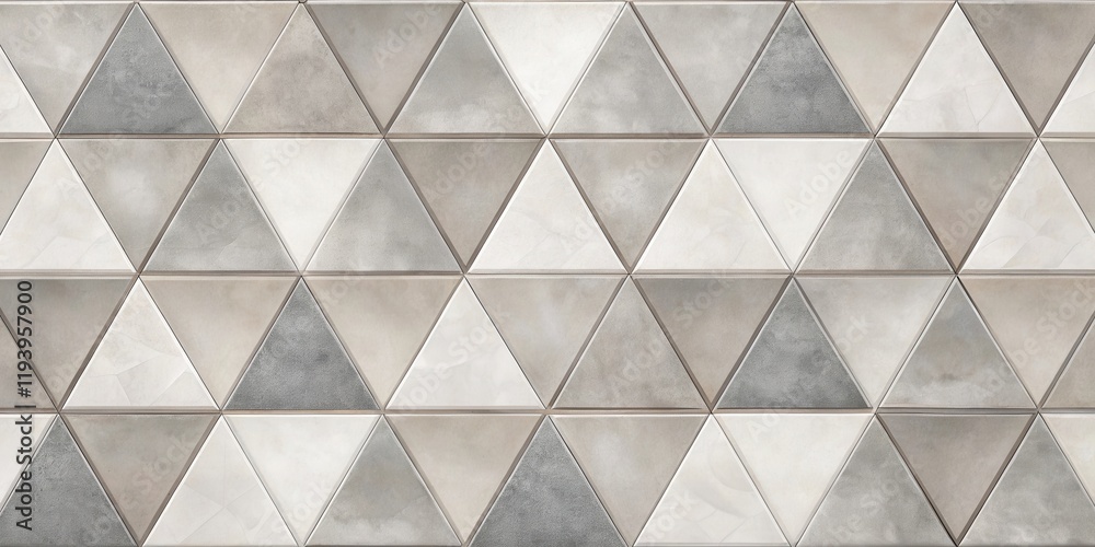 Abstract Geometric Triangular Tile Pattern in Neutral Tones for Modern Interior Design Abstract Geometric Triangular Tile Pattern in Neutral Tones for Modern Interior Design