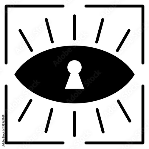 Iris Identification Icon