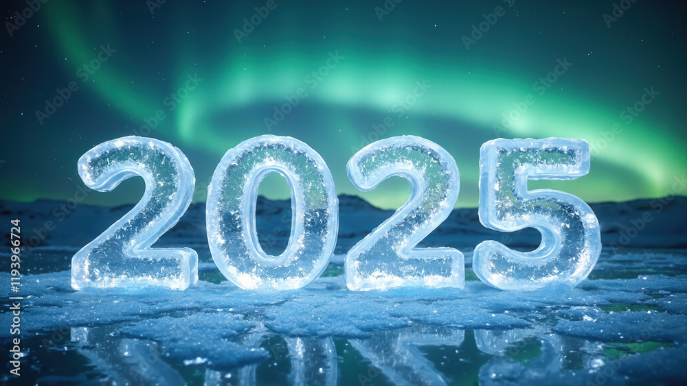 2025 Font design Aurora style 2025 Font design Aurora style