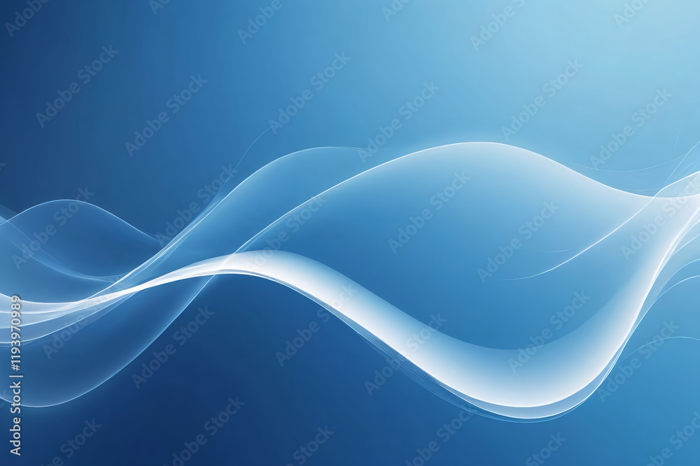 Fototapeta premium abstract blue wave background