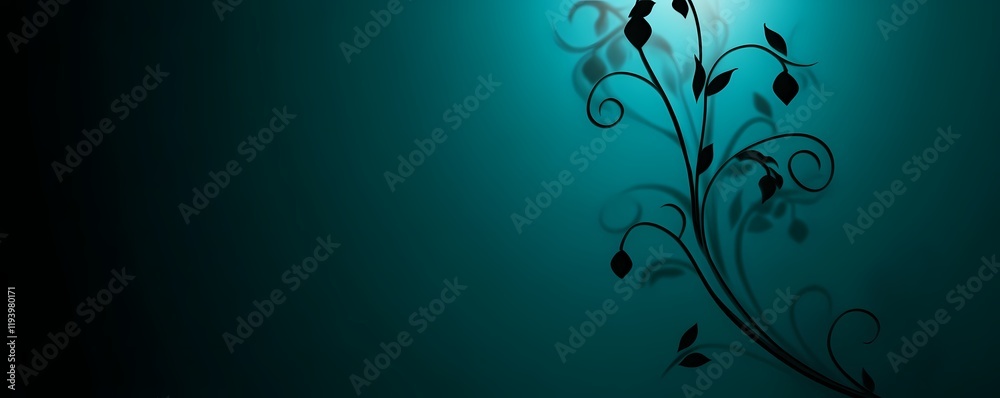 Dark Teal Background Wallpaper with Vibrant Mulberry Light, Banner Header Dark Teal Background Wallpaper with Vibrant Mulberry Light, Banner Header