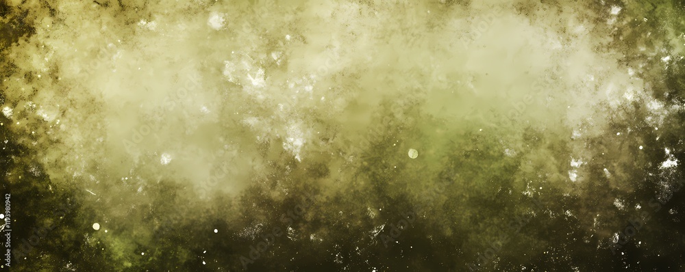 Obraz premium Deep Olive Background Wallpaper with Bright White Light, Banner Header
