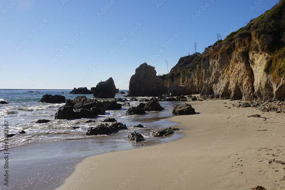 Obraz premium El Matador State Beach, Malibu, CA - great scenic views