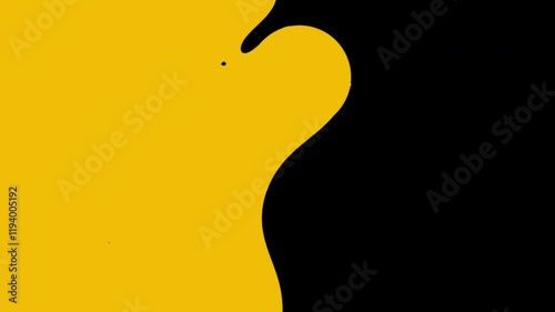 yellow fluid background vector