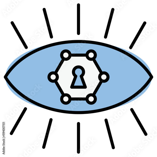 Retina Identification Icon