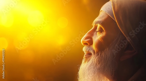 A Muslim is a person who practices Islam, a monotheistic religion that is part of the Abrahamic tradition photo