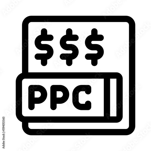 PPC line icon