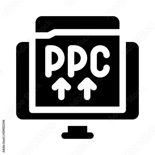 PPC glyph icon