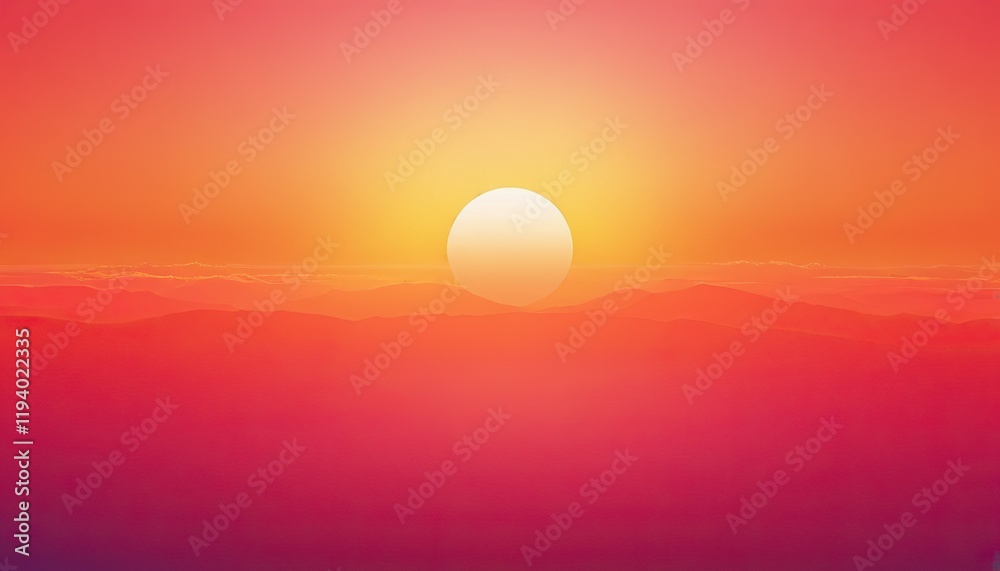 Obraz premium A breathtaking dawn unfolds with vibrant shades of pink purple and blue lighting up the sky above the horizon