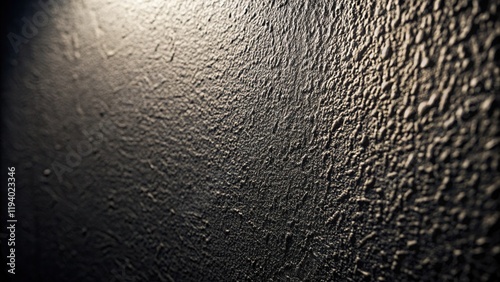 A close-up view of a textured wall illuminated by a soft light, revealing intricate patterns and subtle variations in the surface.