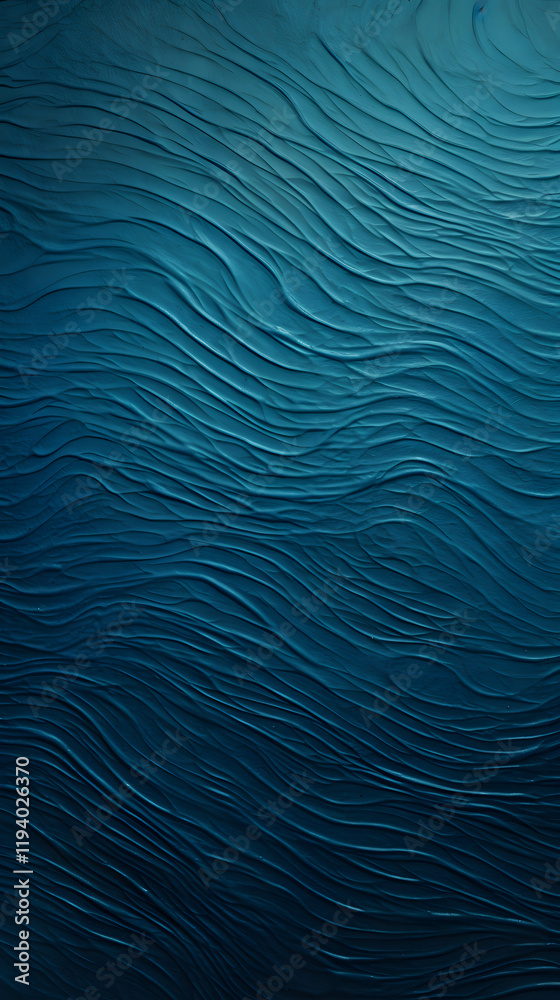 Obraz premium Digital retro blue textured graphics poster background