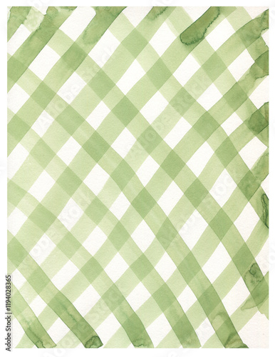 Foto watercolor geometric stripe pattern template