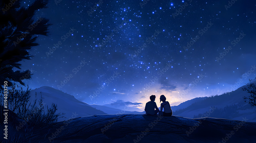 Fototapeta premium Starry moment