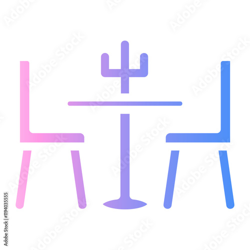dinner Gradient icon