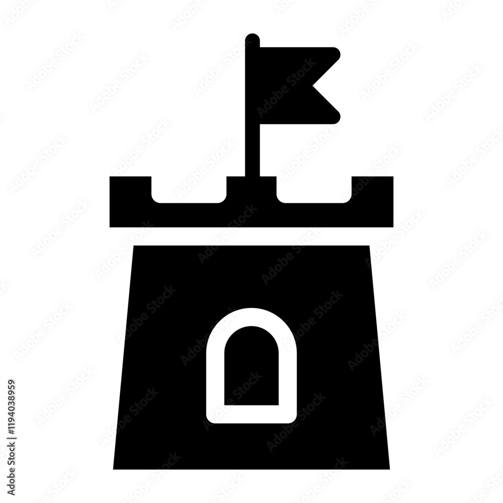 Castle Icon Element For Design Castle Icon Element For Design