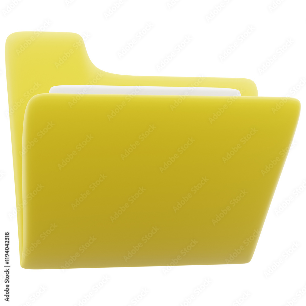 3D Folder Illustration 3D Folder Illustration