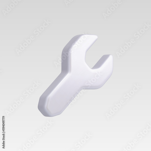3d Realistic Repair icon vector illustration