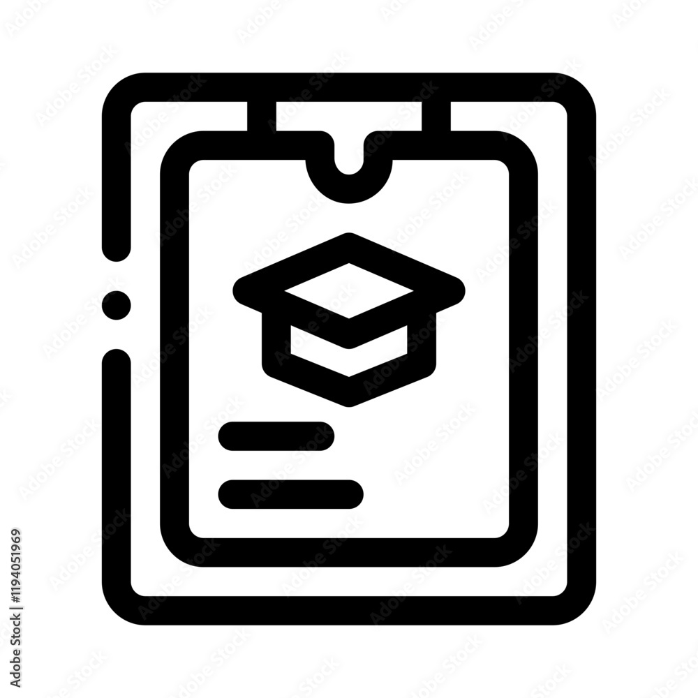 Clipboard line icon Clipboard line icon