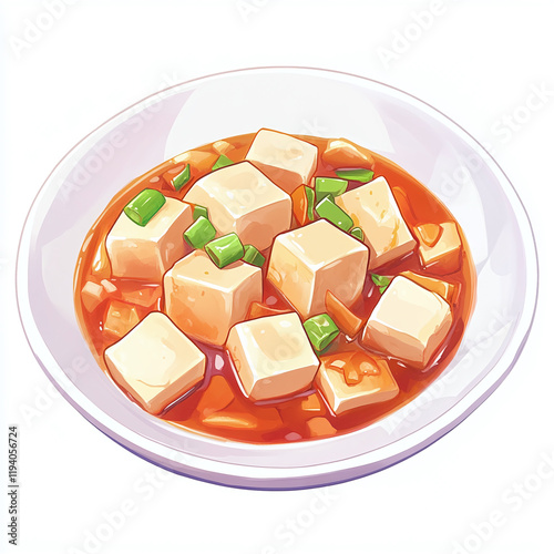 Chinese food Mapo tofu