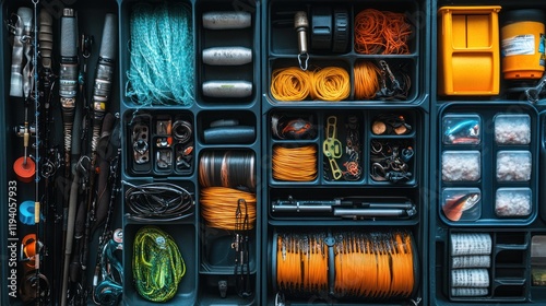 Organized Fishing Tackle Box: A Fisherman's Dream
