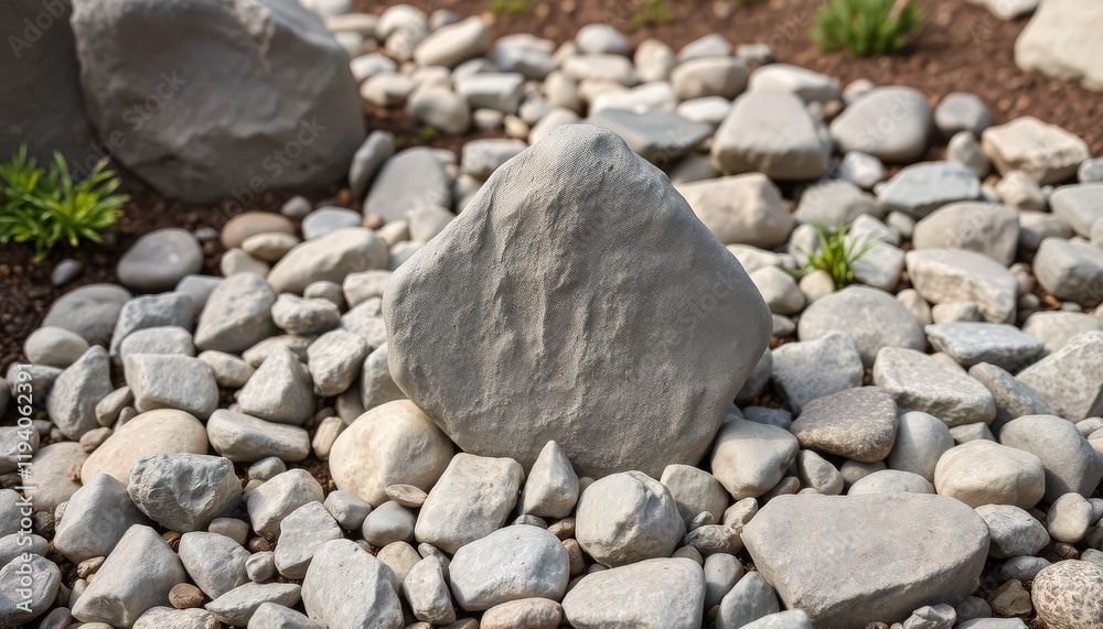 Gray and Beige Stones for Landscaping Design Gray and Beige Stones for Landscaping Design