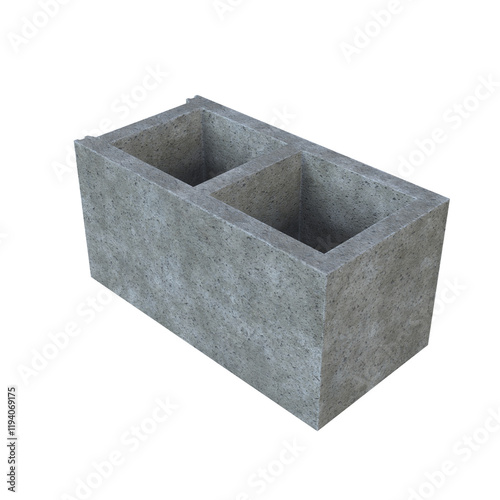Tableau sur toile Cinder Block Stretcher Corner isolated on white