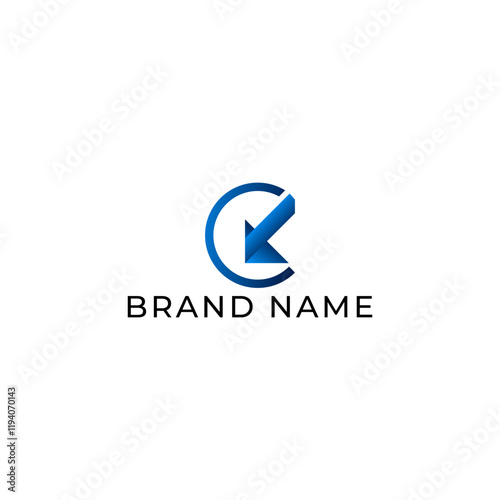Free Download ILLUSTRATION LETTER CK GEOMETRIC  LOGO ICON BLUE GRADIENT COLOR TEMPLATE SIMPLE MINIMALIST ELEMENT DESIGN SIMPLE VECTOR GOOD FOR APPS, BRAND  - GFXLoad