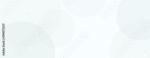 Minimalist background with light green color and circular patterns. The background features a soft green texture with overlapping circles. Circle pattern background vector. Blue background.