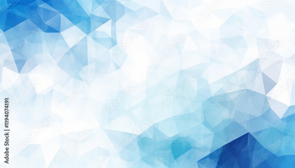Geometric pattern on white background primarily with blue tint in watercolor style. Geometric pattern on white background primarily with blue tint in watercolor style.