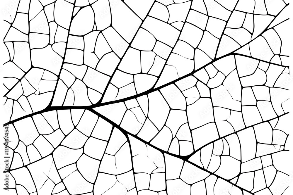 Obraz premium Intricate Leaf Vein Pattern