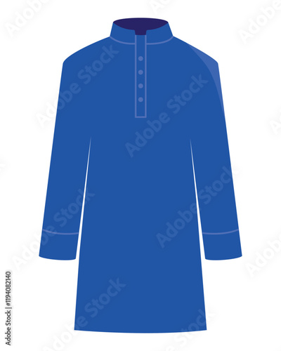 blue kurta indian fashion