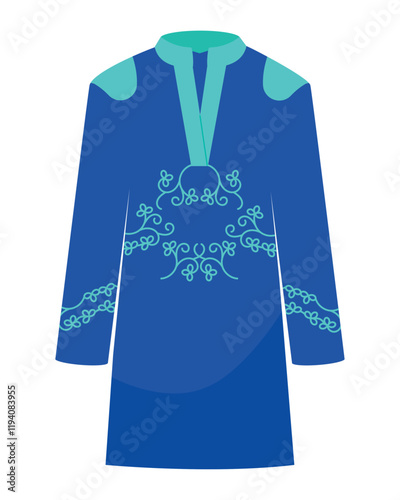 blue clothes kurta