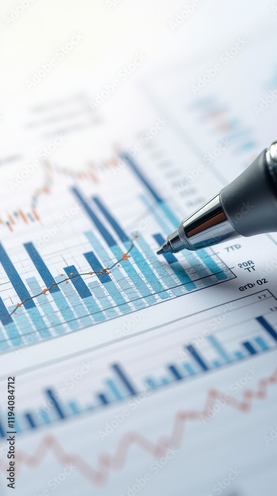 Vibrant Detailed Graph With Multiple Line Charts Overlaid On A Bar Chart, Set Against A Grid On A White Background Vibrant Detailed Graph With Multiple Line Charts Overlaid On A Bar Chart, Set Against A Grid On A White Background