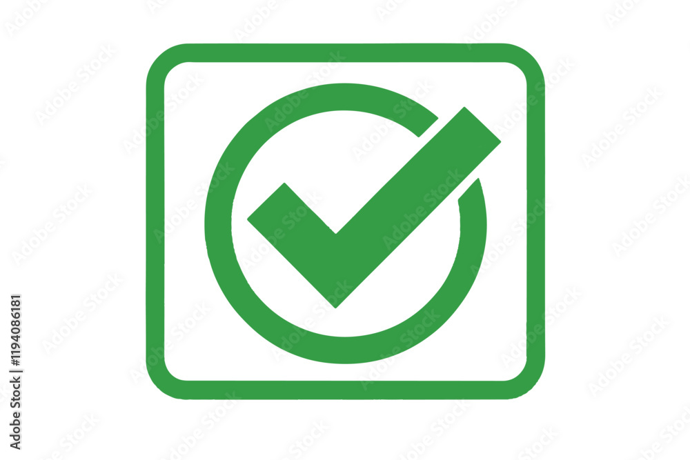 Gradient green checkmark icon with a bold design, ideal for illustrating approved, certified, or completed concepts in visual media Gradient green checkmark icon with a bold design, ideal for illustrating approved, certified, or completed concepts in visual media