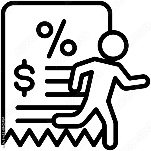 tax evasion icon