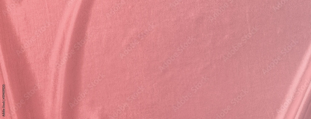 Fototapeta premium Soft pink background with a smooth, velvety texture. The pink background features subtle curved lines, adding a gentle flow. Minimal abstract flow line vector gradient background