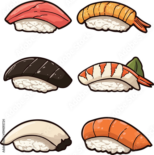 Assorted Sushi Collection