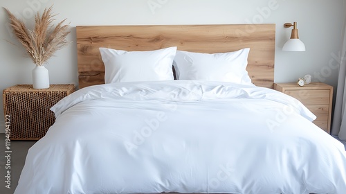 Relaxing cozy bedroom design modern home interior photography for comfort and brightness