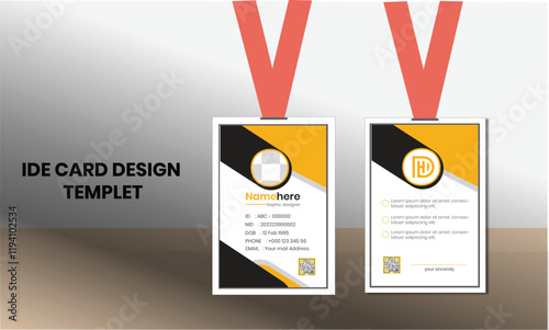 corporate identity  ide card , design templet