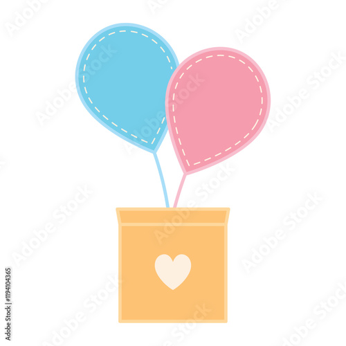 gender reveal surprise box
