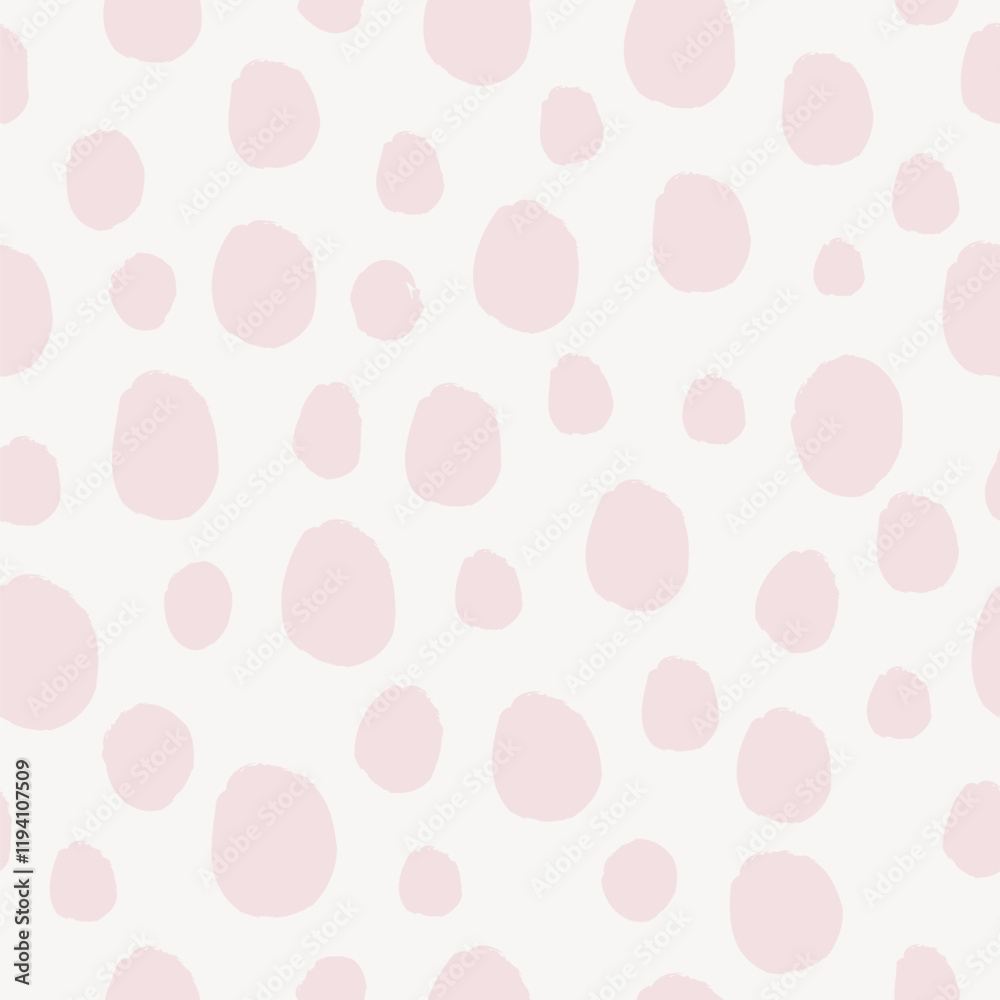 Pink polka dot pattern background vector Pink polka dot pattern background vector