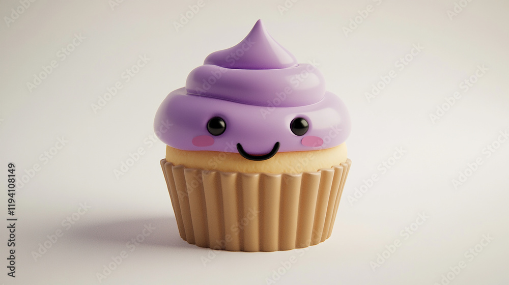 delightful cupcake character delightful cupcake character