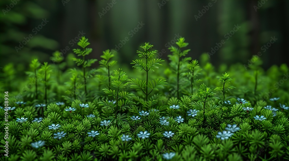 Beautiful green summer forest. Beautiful green summer forest.